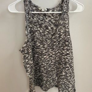marbled grey knit tank from american eagle